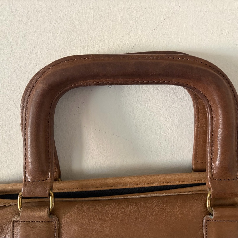 Vintage Coach Leatherwear Tan Briefcase - Picture 9 of 15
